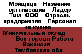 Мойщица › Название организации ­ Лидер Тим, ООО › Отрасль предприятия ­ Персонал на кухню › Минимальный оклад ­ 31 350 - Все города Работа » Вакансии   . Тамбовская обл.,Моршанск г.